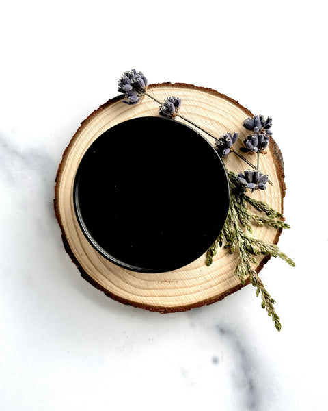 Black Drawing Botanical Salve