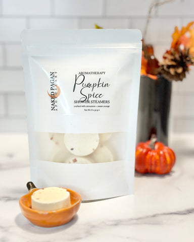 Pumpkin Spice Aromatherapy Shower Steamers