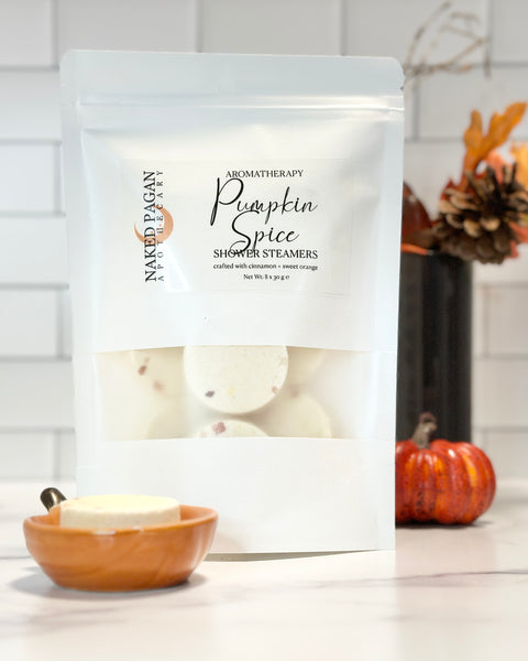 Pumpkin Spice Aromatherapy Shower Steamers