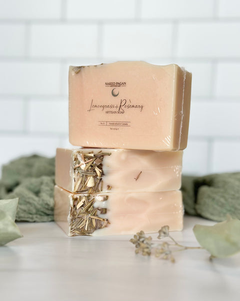 Lemongrass + Rosemary Soap