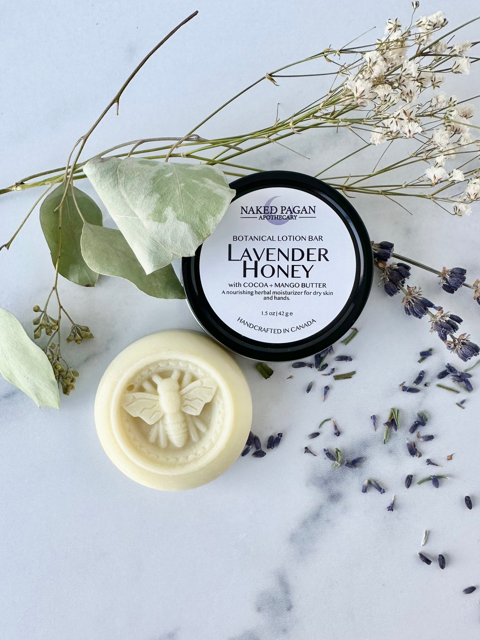 Lavender Honey Lotion Bar