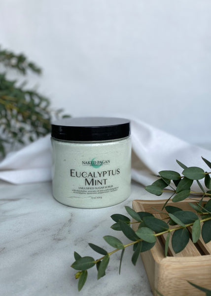 Spearmint + Eucalyptus Sugar Scrub